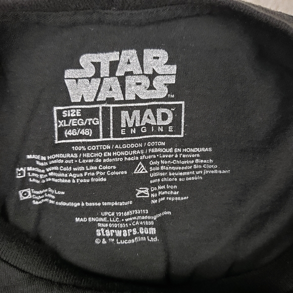 NWOT STAR WARS T-SHIRTS BLACK & GOLD SIZE L, XL - Picture 6 of 12